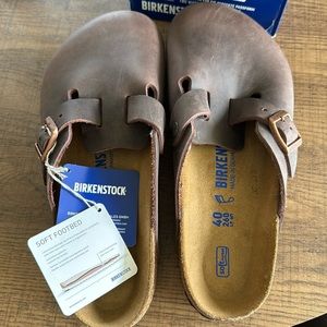 NWT Birkenstock Boston Oiled Leather